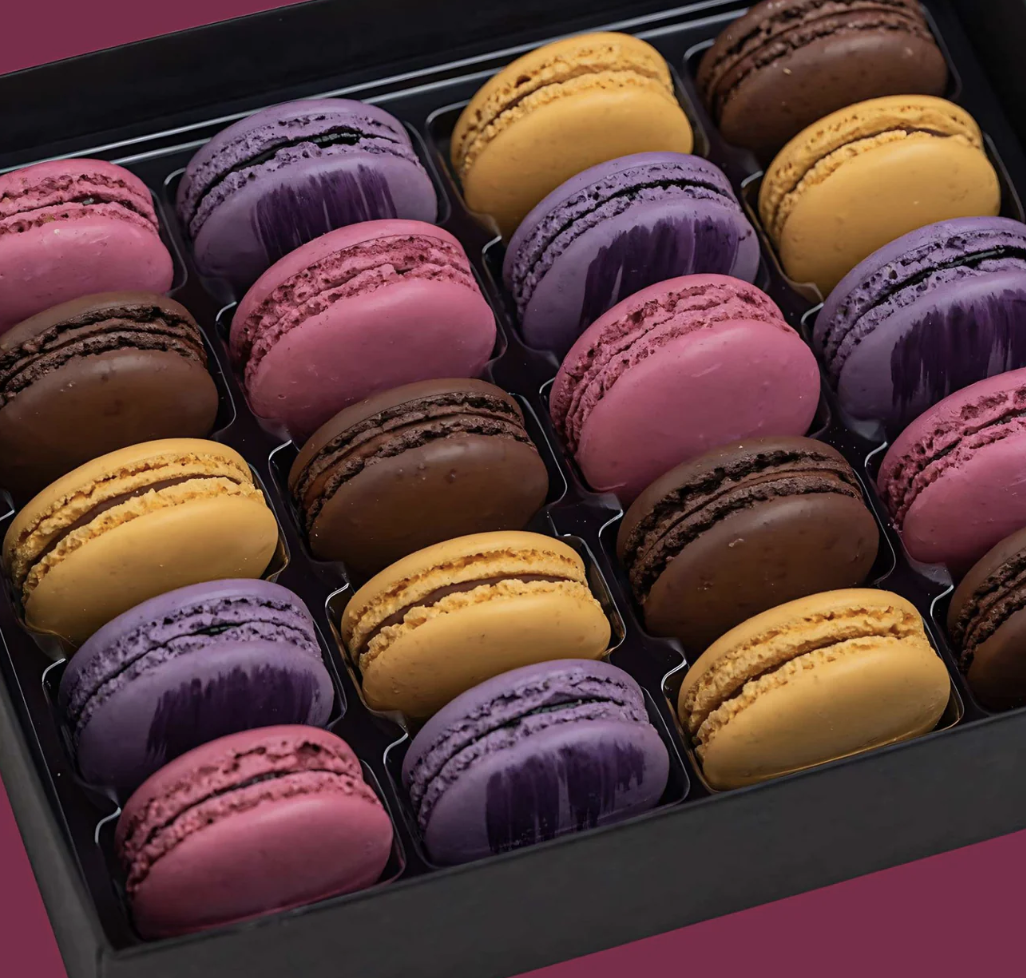 vegan macaron box by Olivia Macaron